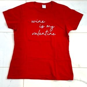 Red Graphic Tee Valentines Day!  L.G.